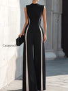 high-neck-contrast-panel-wide-leg-jumpsuit