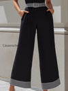 high-neck-contrast-stripe-belted-wide-leg-jumpsuit