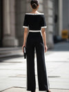 off-shoulder-contrast-trim-tailored-wide-leg-jumpsuit