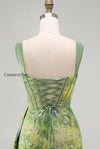 floral-apricot-corset-ruched-tight-short-homecoming-dress-with-beading