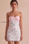 sparkly-pink-and-white-floral-tight-short-strapless-beaded-graduation-dress