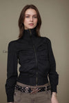 ribbed-zipped-high-neck-jacket