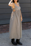 Side Tie Floral Maxi Dress