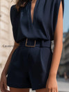high-neck-cutout-belted-tailored-romper