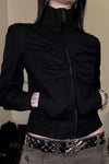 ribbed-zipped-high-neck-jacket