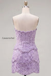 sparkly-pink-floral-tight-short-strapless-homecoming-dress-with-pearls