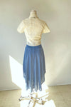 Smocked Waist Flowy Midi Skirt