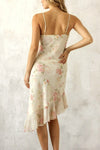 Floral Asymmetrical Midi Dress
