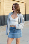 Denim Mini Skirt