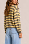 Striped Button Front Cardigan